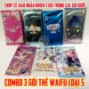 (BẢN MỚI NHẤT) Gói ảnh thẻ nhân phẩm Waifu Anime Girl, Anime One Piece Game Genshin Impact ngẫu nhiên siêu đẹp