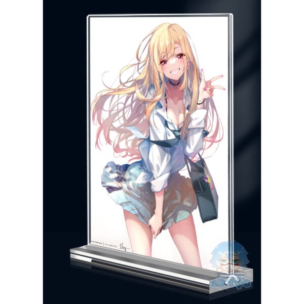 Khung ảnh Mica trong suốt A4,A5 In hình Kitagawa Marin (1) Anime Manga My Dress-Up Darling đế lùa dày trong suốt