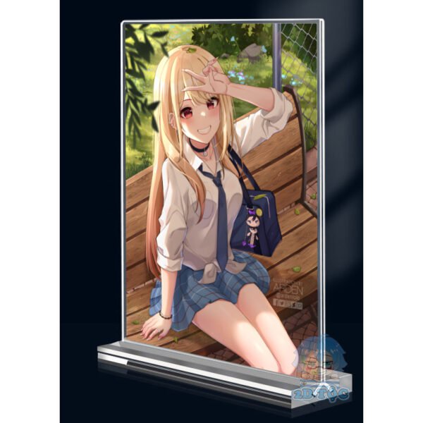 Khung ảnh Mica trong suốt A4,A5 In hình Kitagawa Marin (1) Anime Manga My Dress-Up Darling đế lùa dày trong suốt