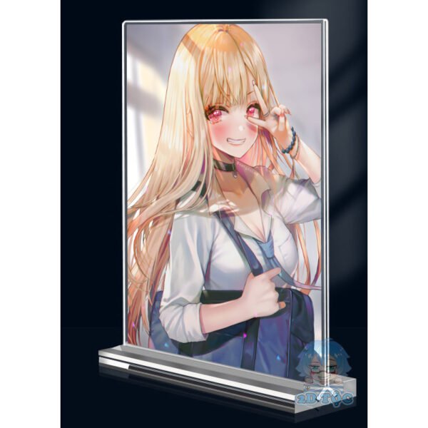 Khung ảnh Mica trong suốt A4,A5 In hình Kitagawa Marin (1) Anime Manga My Dress-Up Darling đế lùa dày trong suốt