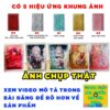 (IN HÌNH THEO YÊU CẦU) Khung ảnh chất lỏng để bàn hiệu ứng kim tuyến lấp lánh nhiều màu khác nhau Anime Manga Light Nove