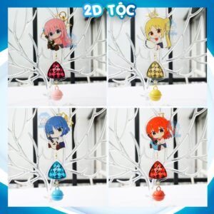 Móc Khóa Mica Trong Suốt In 2 Mặt Sắc Nét Anime Manga Bocchi the Rock – Phụ Kiện Anime By 2D Tộc Shop
