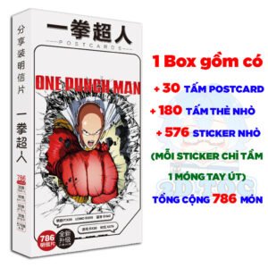 Hộp ảnh 786 cái Postcard LOMO Sticker Anime Manga Light Novel One Punch Man - Hộp ảnh LOMO 2D Tộc Shop