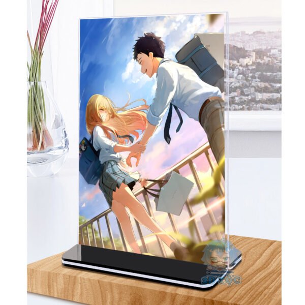 Khung ảnh Mica trong suốt Kích thước A4,A5 In hình Kitagawa Marin (1) Anime Manga My Dress-Up Darling đế lùa màu đen