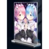 shopee-18583112174-2 Khung ảnh Mica trong suốt Kích thước A4,A5 In hình Rem (1) Anime Manga Light Novel Re:Zero đế lùa dày trong suốt