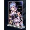 shopee-18583112174-3 Khung ảnh Mica trong suốt Kích thước A4,A5 In hình Rem (1) Anime Manga Light Novel Re:Zero đế lùa dày trong suốt