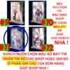 Khung ảnh Mica trong suốt Kích thước A4,A5 In hình Anime Manga Light Novel Arya Bàn Bên đế lùa dày trong suốt