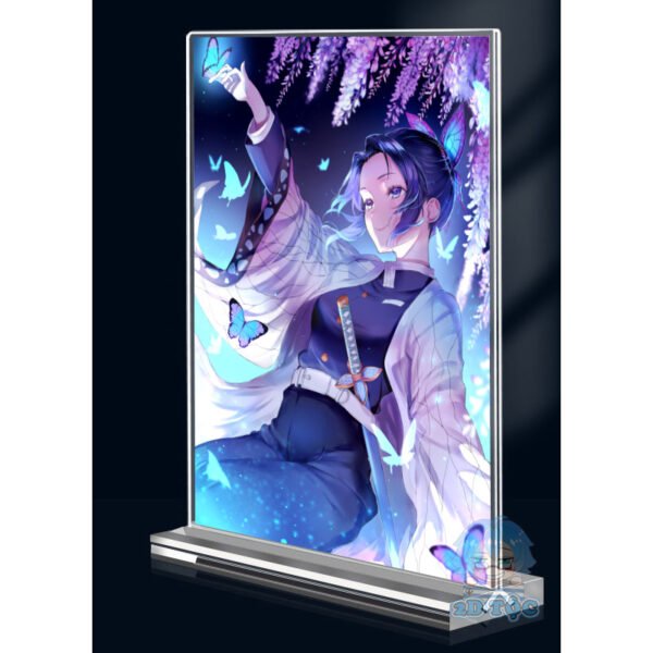 Khung ảnh Mica trong suốt Kích thước A4,A5 In hình Kochou Shinobu (1) Anime Manga Kimetsu No Yaiba đế lùa dày trong suốt