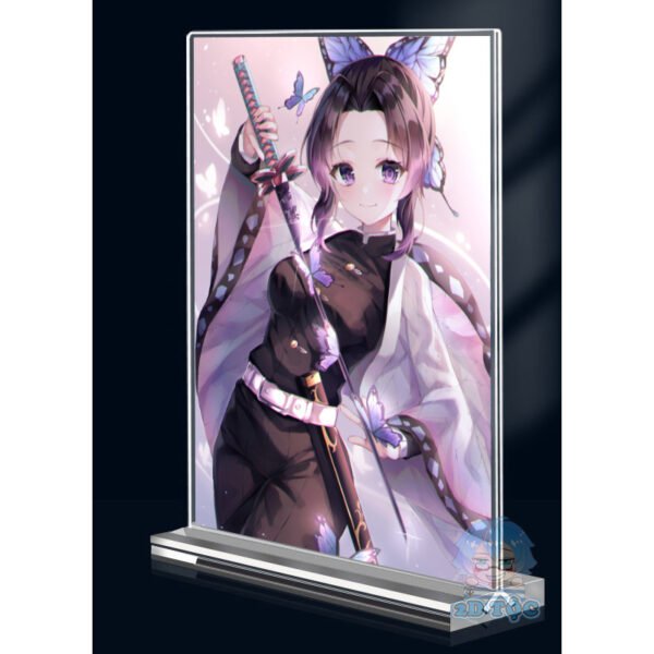 Khung ảnh Mica trong suốt Kích thước A4,A5 In hình Kochou Shinobu (1) Anime Manga Kimetsu No Yaiba đế lùa dày trong suốt