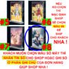 Khung ảnh Mica trong suốt Kích thước A4,A5 In hình Anime Manga Light Novel Thiên sứ Nhà Bên (1) đế lùa dày trong suốt