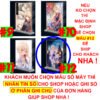 Khung ảnh Mica trong suốt Kích thước A4,A5 In hình Anime Manga Light Novel Thiên sứ Nhà Bên (1) đế lùa dày trong suốt