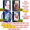 Khung ảnh Mica trong suốt Kích thước A4,A5 In hình Anime Manga Light Novel Thiên sứ Nhà Bên (1) đế lùa dày trong suốt