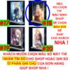 Khung ảnh Mica trong suốt Kích thước A4,A5 In hình Anime Manga Light Novel Thiên sứ Nhà Bên (1) đế lùa dày trong suốt