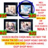 Khung ảnh Mica trong suốt Kích thước A4,A5 In hình Anime Manga Light Novel Thiên sứ Nhà Bên (1) đế lùa dày trong suốt