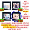 Khung ảnh Mica trong suốt Kích thước A4,A5 In hình Anime Manga Light Novel Thiên sứ Nhà Bên (1) đế lùa dày trong suốt