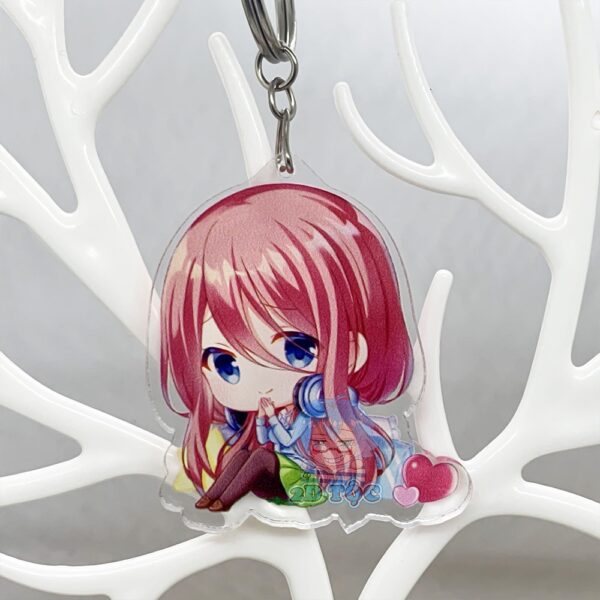 Móc Khóa Mica In 2 Mặt Sắc Nét Phiên bản đặc biệt Anime Manga Nhà có 5 nàng dâu Phụ Kiện Anime By 2D Tộc Shop