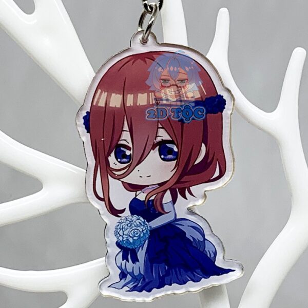 Móc Khóa Mica In 2 Mặt Sắc Nét Phiên bản đặc biệt Anime Manga Nhà có 5 nàng dâu Phụ Kiện Anime By 2D Tộc Shop
