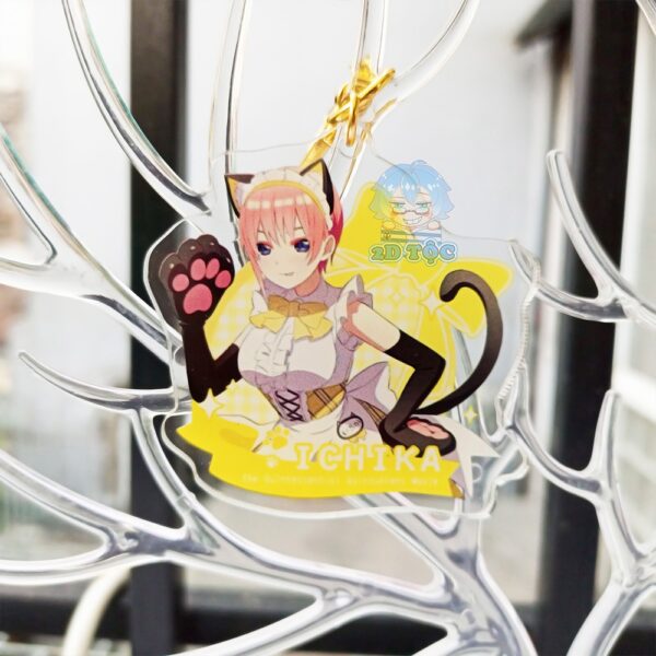 Móc Khóa Mica In 2 Mặt Sắc Nét Phiên bản đặc biệt Anime Manga Nhà có 5 nàng dâu Phụ Kiện Anime By 2D Tộc Shop