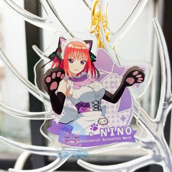 Móc Khóa Mica In 2 Mặt Sắc Nét Phiên bản đặc biệt Anime Manga Nhà có 5 nàng dâu Phụ Kiện Anime By 2D Tộc Shop