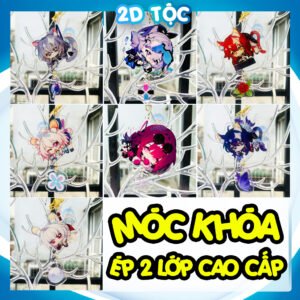 Móc Khóa Mica Trong Suốt Ép 2 Lớp cao cấp Game Honkai: Star Rail (2) – Phụ Kiện Anime By 2D Tộc Shop