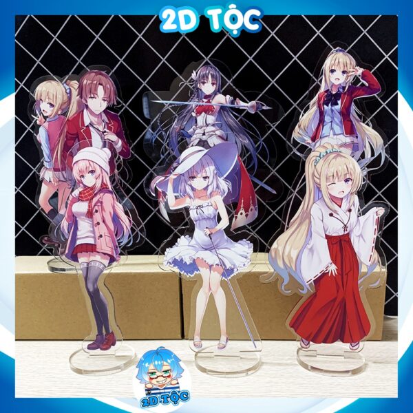 Mô hình Standee Mica Acrylic nhân vật Anime Chào mừng đến lớp học đề cao thực lực – Tượng Mica Anime by 2D Tộc Shop