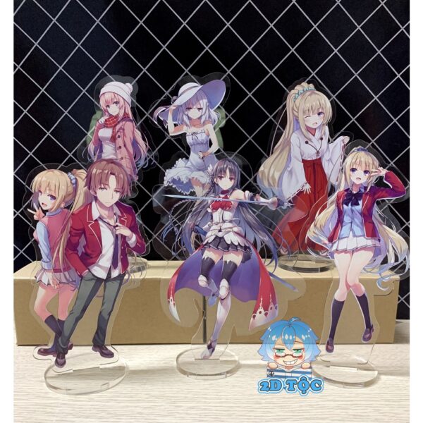 Mô hình Standee Mica Acrylic nhân vật Anime Chào mừng đến lớp học đề cao thực lực – Tượng Mica Anime by 2D Tộc Shop