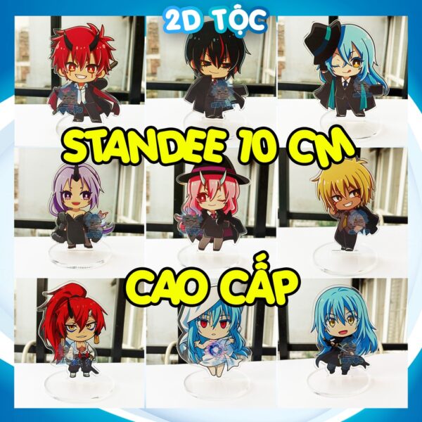Mô hình Standee Mica Acrylic nhân vật Anime Manga Light Novel Chuyển sinh thành Slime phiên bản Mafia – 2D Tộc Shop