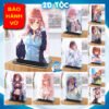 Khung ảnh Mica trong suốt Kích thước A4,A5 In hình Nakano Miku (1) Anime Manga Nhà Có 5 Nàng Dâu đế lùa màu đen