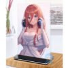 Khung ảnh Mica trong suốt Kích thước A4,A5 In hình Nakano Miku (1) Anime Manga Nhà Có 5 Nàng Dâu đế lùa màu đen