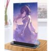 Khung ảnh Mica trong suốt Kích thước A4,A5 In hình Nakano Miku (1) Anime Manga Nhà Có 5 Nàng Dâu đế lùa màu đen