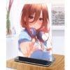 Khung ảnh Mica trong suốt Kích thước A4,A5 In hình Nakano Miku (1) Anime Manga Nhà Có 5 Nàng Dâu đế lùa màu đen