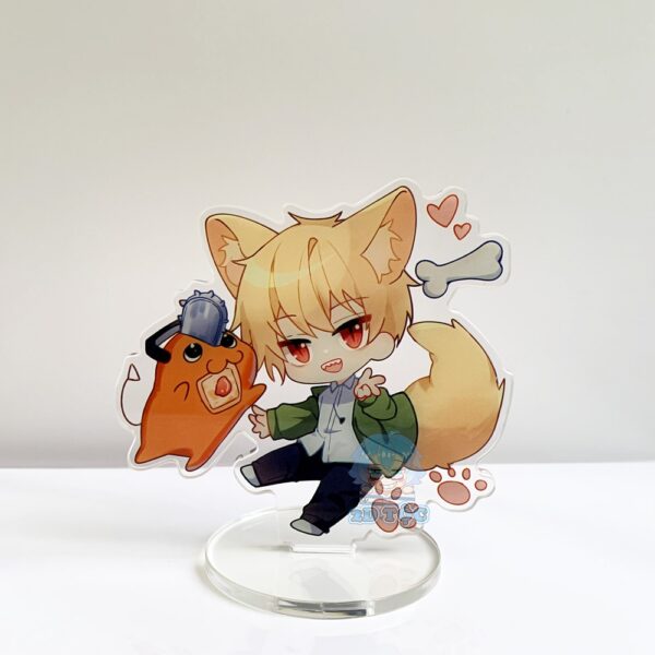 Mô hình Standee Mica Trong suốt In 2 mặt sắc nét Ép 2 lớp Mica nhân vật Anime Manga Chainsaw Man (1)