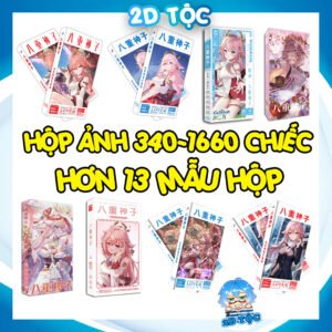 Hộp ảnh 340-1660 cái Postcard LOMO Sticker Yae Miko Game Genshin Impact - Hộp ảnh LOMO 2D Tộc Shop