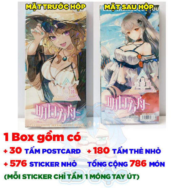 shopee-19279002455-2 Hộp ảnh 786 cái Postcard LOMO Sticker Game Arknights - Hộp ảnh LOMO 2D Tộc Shop