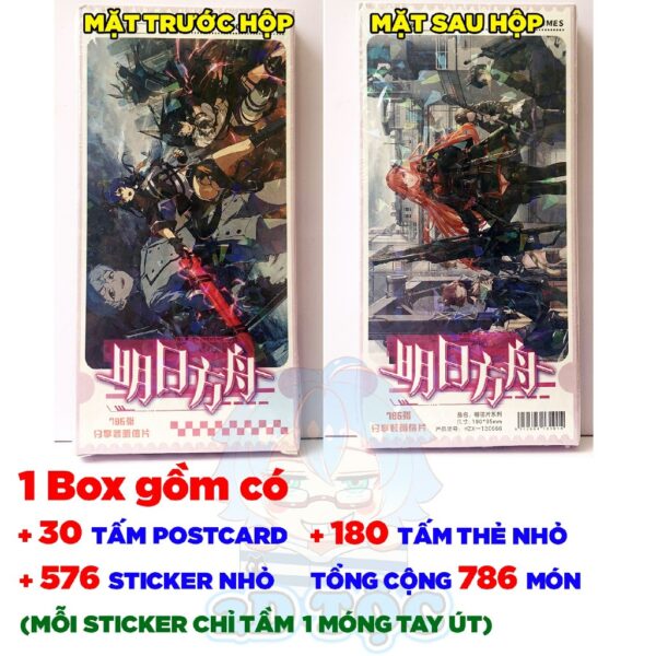 shopee-19279002455-5 Hộp ảnh 786 cái Postcard LOMO Sticker Game Arknights - Hộp ảnh LOMO 2D Tộc Shop