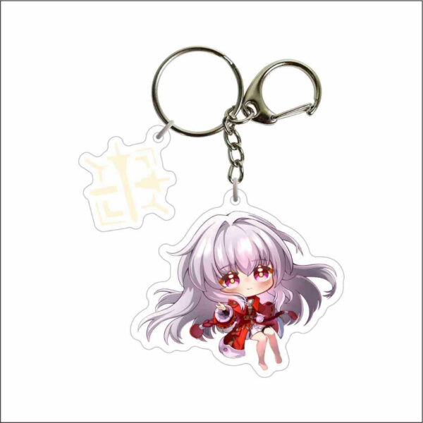 shopee-19280209787-3 Móc Khóa Mica Trong Suốt Ép 2 Lớp cao cấp Chùm 2 miếng Game Honkai: Star Rail – Phụ Kiện Anime By 2D Tộc Shop