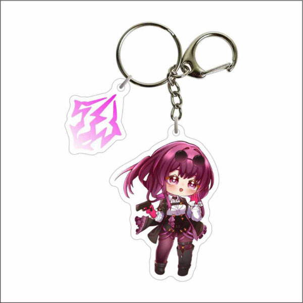shopee-19280209787-6 Móc Khóa Mica Trong Suốt Ép 2 Lớp cao cấp Chùm 2 miếng Game Honkai: Star Rail – Phụ Kiện Anime By 2D Tộc Shop