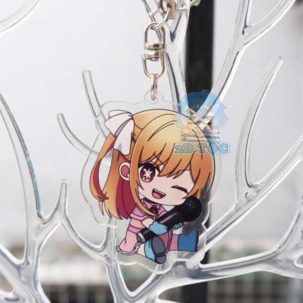 Móc Khóa Mica Trong Suốt In 2 Mặt Sắc Nét Anime Manga Oshi no Ko Đứa Con Của Thần Tượng – Phụ Kiện Anime By 2D Tộc Shop