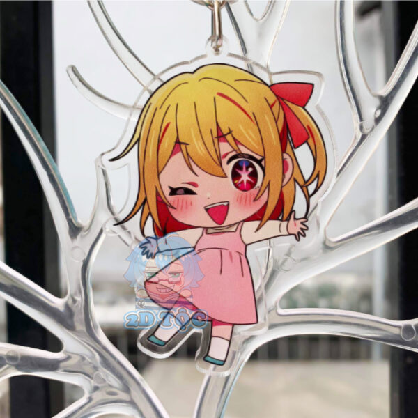 Móc Khóa Mica Trong Suốt In 2 Mặt Sắc Nét Anime Manga Oshi no Ko Đứa Con Của Thần Tượng – Phụ Kiện Anime By 2D Tộc Shop