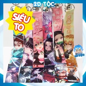 Móc Khóa Dây Chuông Siêu To Anime Manga Thanh Gươm Diệt Quỷ Kimetsu no Yaiba Móc khóa dây vải Móc khóa vải – 2D Tộc Shop
