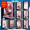 Khung ảnh Mica trong suốt Kích thước A4,A5 In hình Kanroji Mitsuri(1) Anime Manga Kimetsu No Yaiba đế lùa dày trong suốt