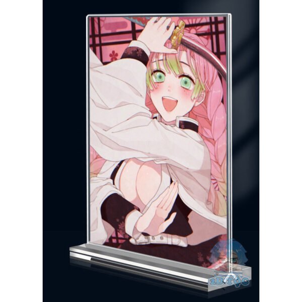 Khung ảnh Mica trong suốt Kích thước A4,A5 In hình Kanroji Mitsuri(1) Anime Manga Kimetsu No Yaiba đế lùa dày trong suốt