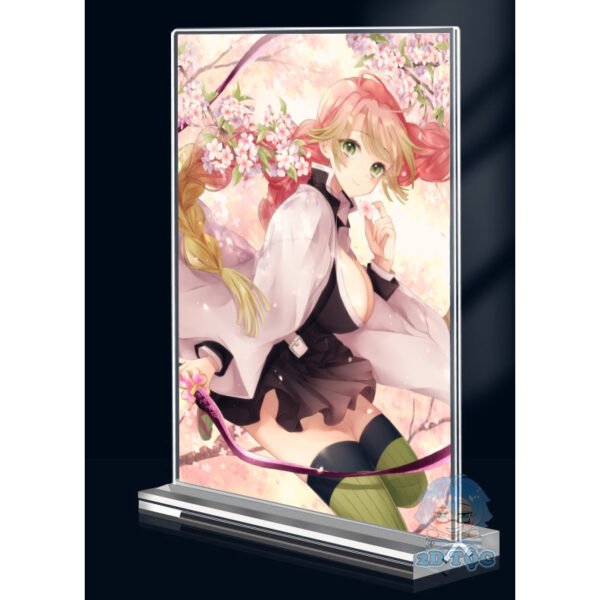 Khung ảnh Mica trong suốt Kích thước A4,A5 In hình Kanroji Mitsuri(1) Anime Manga Kimetsu No Yaiba đế lùa dày trong suốt