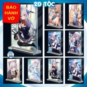 Khung ảnh Mica A4,A5 In Anime Manga Light Novel Vợ Trong Game Của Tôi Là Idol Nổi Tiếng Ngoài Đời đế trong suốt 2D Tộc