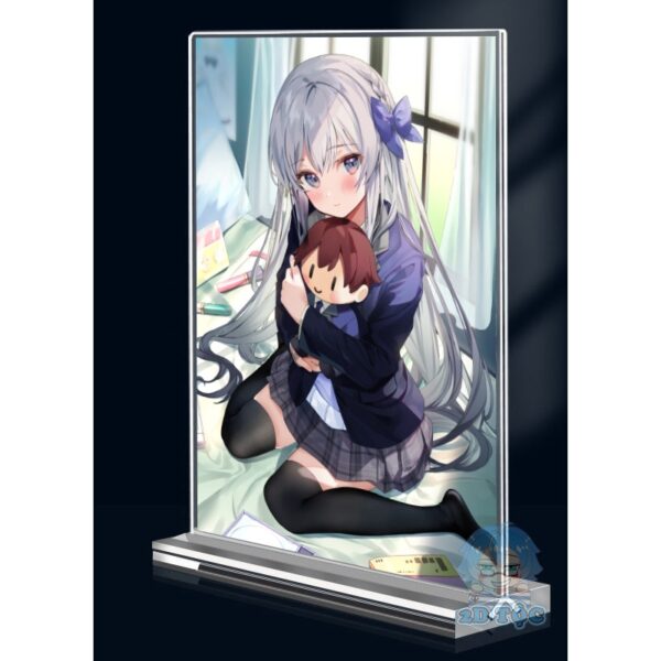 Khung ảnh Mica A4,A5 In Anime Manga Light Novel Vợ Trong Game Của Tôi Là Idol Nổi Tiếng Ngoài Đời đế trong suốt 2D Tộc