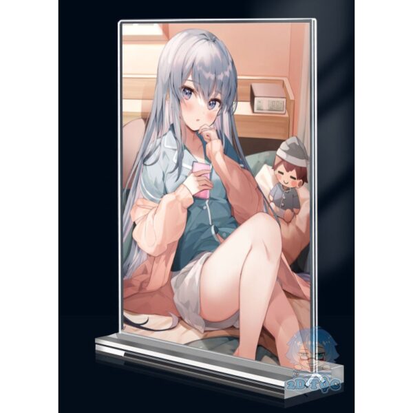 Khung ảnh Mica A4,A5 In Anime Manga Light Novel Vợ Trong Game Của Tôi Là Idol Nổi Tiếng Ngoài Đời đế trong suốt 2D Tộc