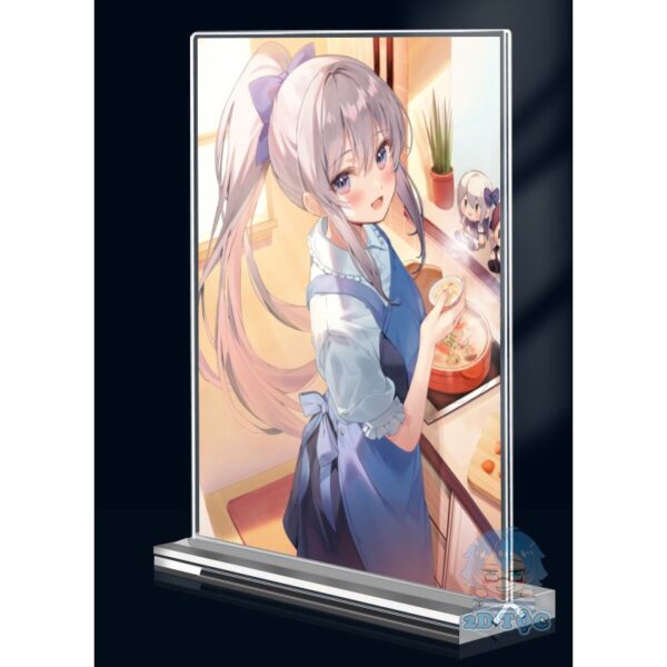 Khung ảnh Mica A4,A5 In Anime Manga Light Novel Vợ Trong Game Của Tôi Là Idol Nổi Tiếng Ngoài Đời đế trong suốt 2D Tộc