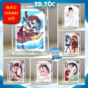 Khung kính Tokisaki Kurumi (1)  Anime Manga Light Novel Date A Live - để bàn by 2D Tộc Shop