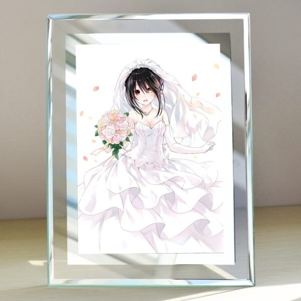 shopee-19451085568-5 Khung kính Tokisaki Kurumi (1) Anime Manga Light Novel Date A Live - để bàn by 2D Tộc Shop