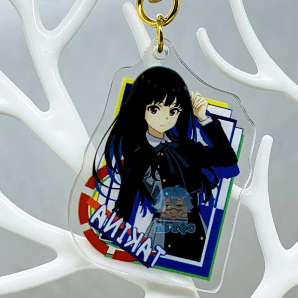 Móc Khóa Mica Trong suốt In 2 Mặt Sắc Nét Anime Lycoris Recoil – Phụ Kiện Anime By 2D Tộc Shop